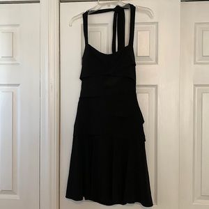 White House Black Market Black Cocktail Dress Size 6